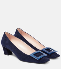 Roger Vivier Belle Vivier 45 suede pumps - Roger Vivier Belle Vivier 45 绒面革高跟鞋