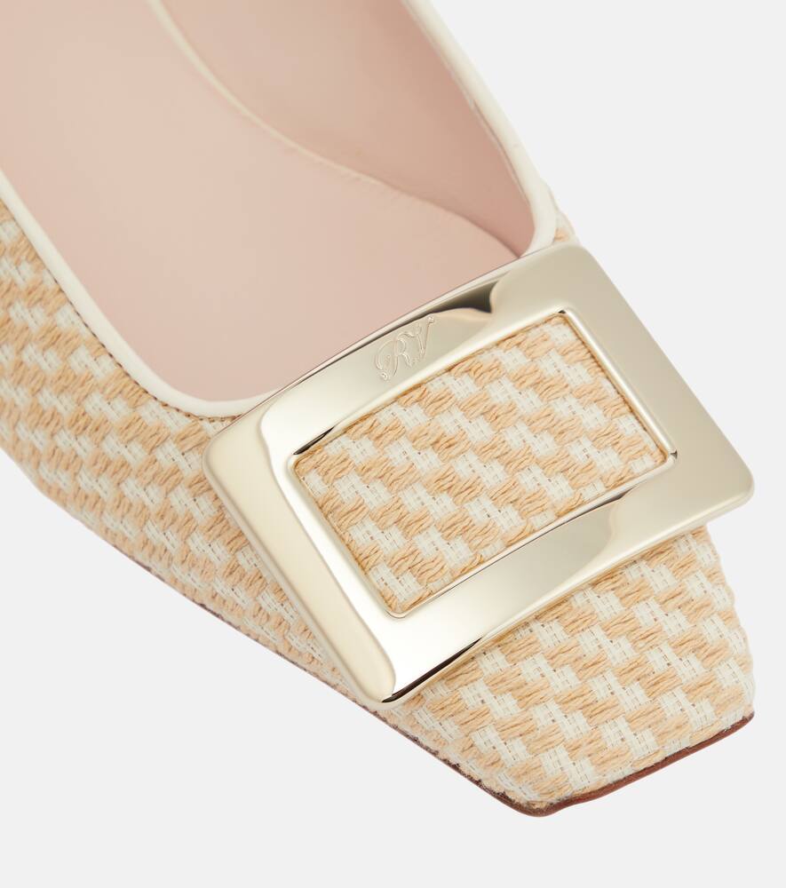 Roger Vivier Belle Vivier Bouclé ballet flats
