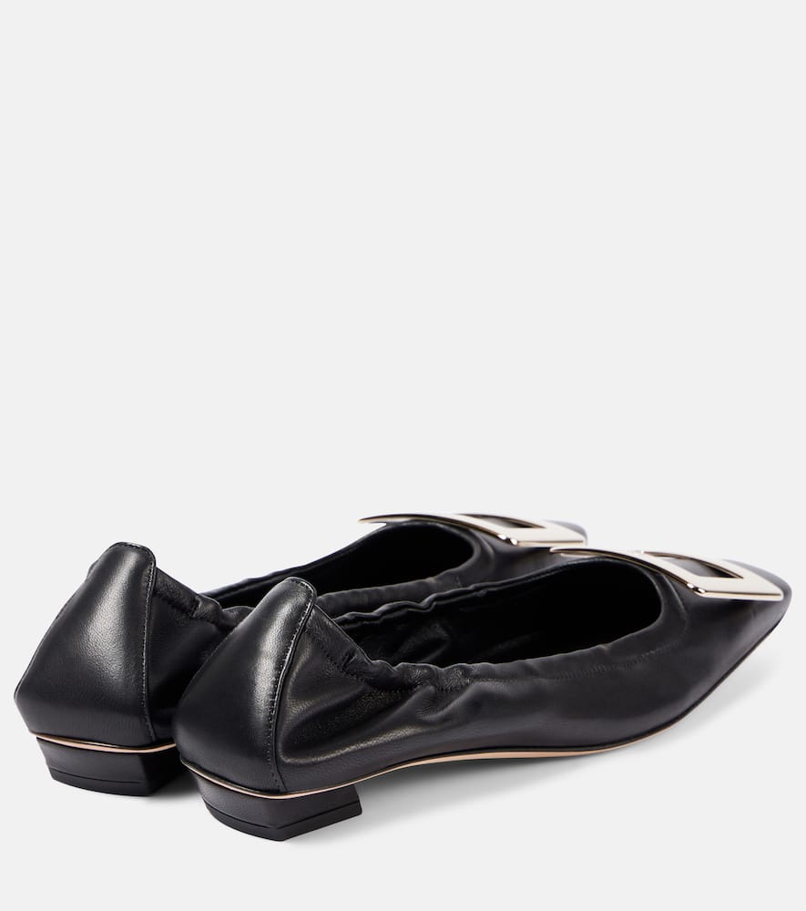 Roger Vivier Belle Vivier leather ballet flats