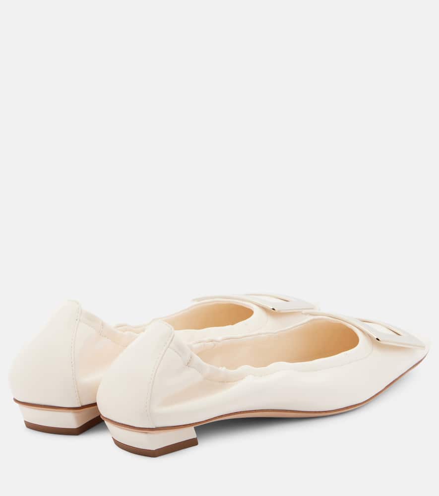 Roger Vivier Belle Vivier leather ballet flats