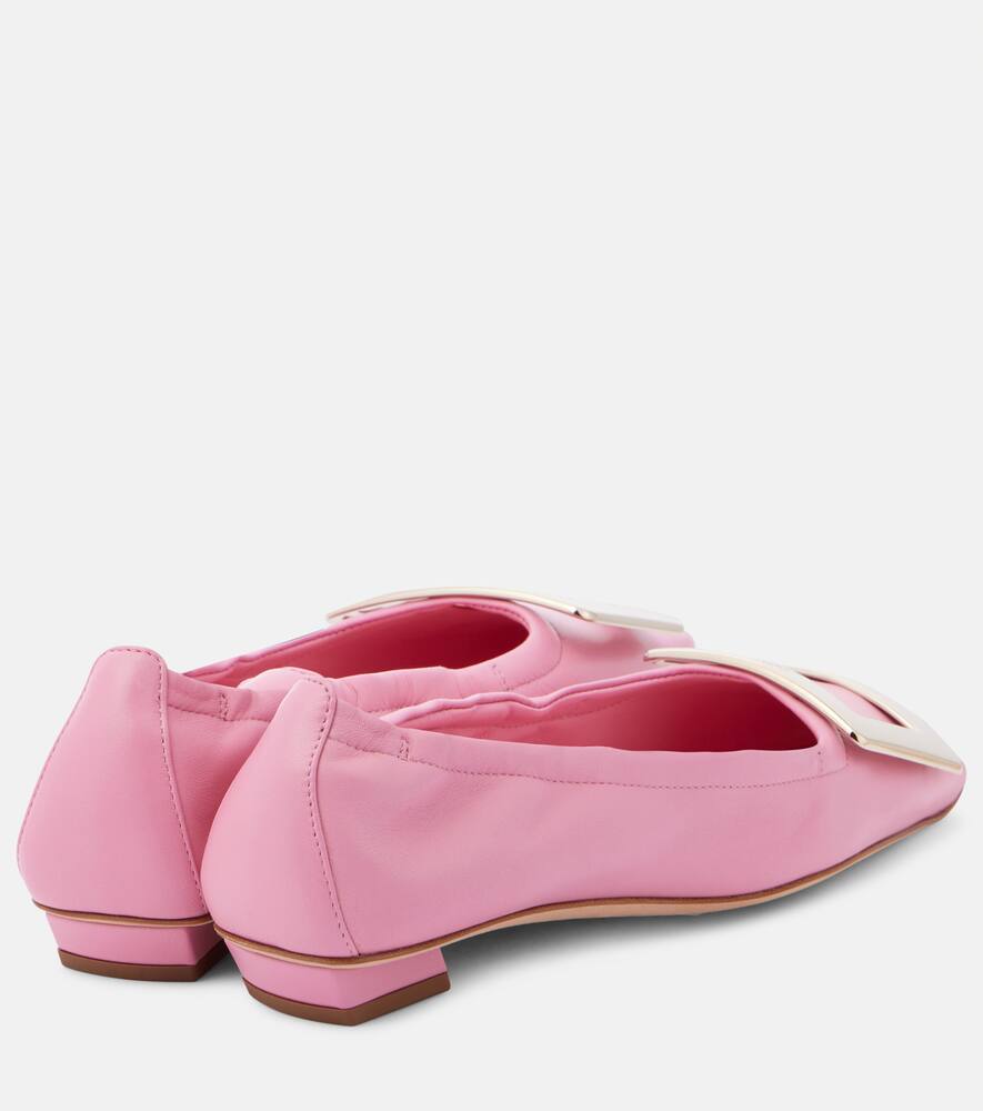 Roger Vivier Belle Vivier leather ballet flats