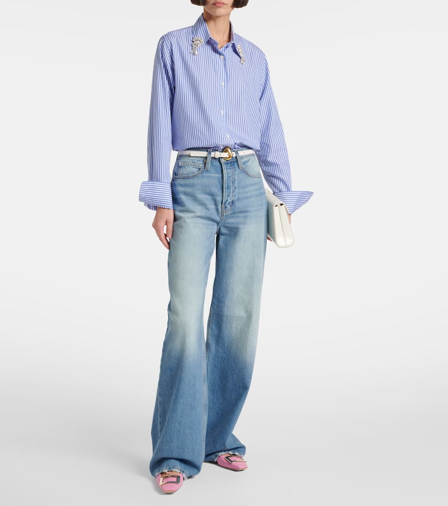Roger Vivier Belle Vivier leather ballet flats