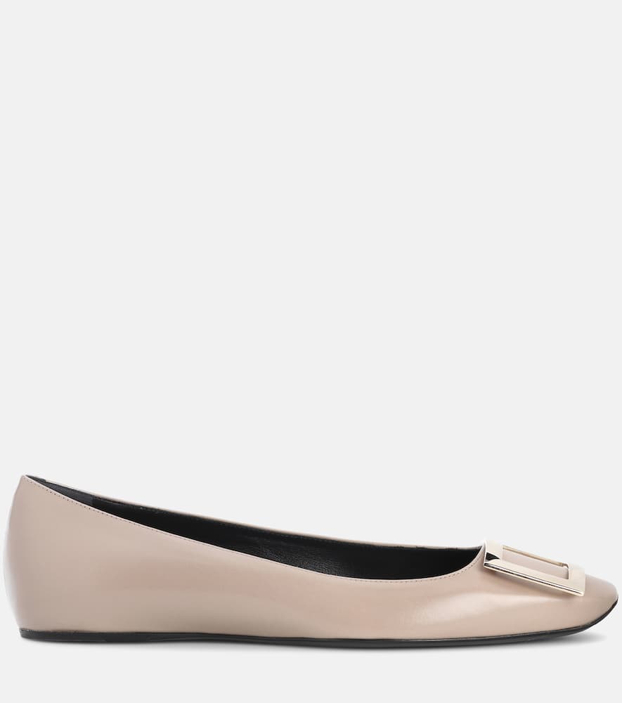 Roger Vivier Belle Vivier leather ballet flats