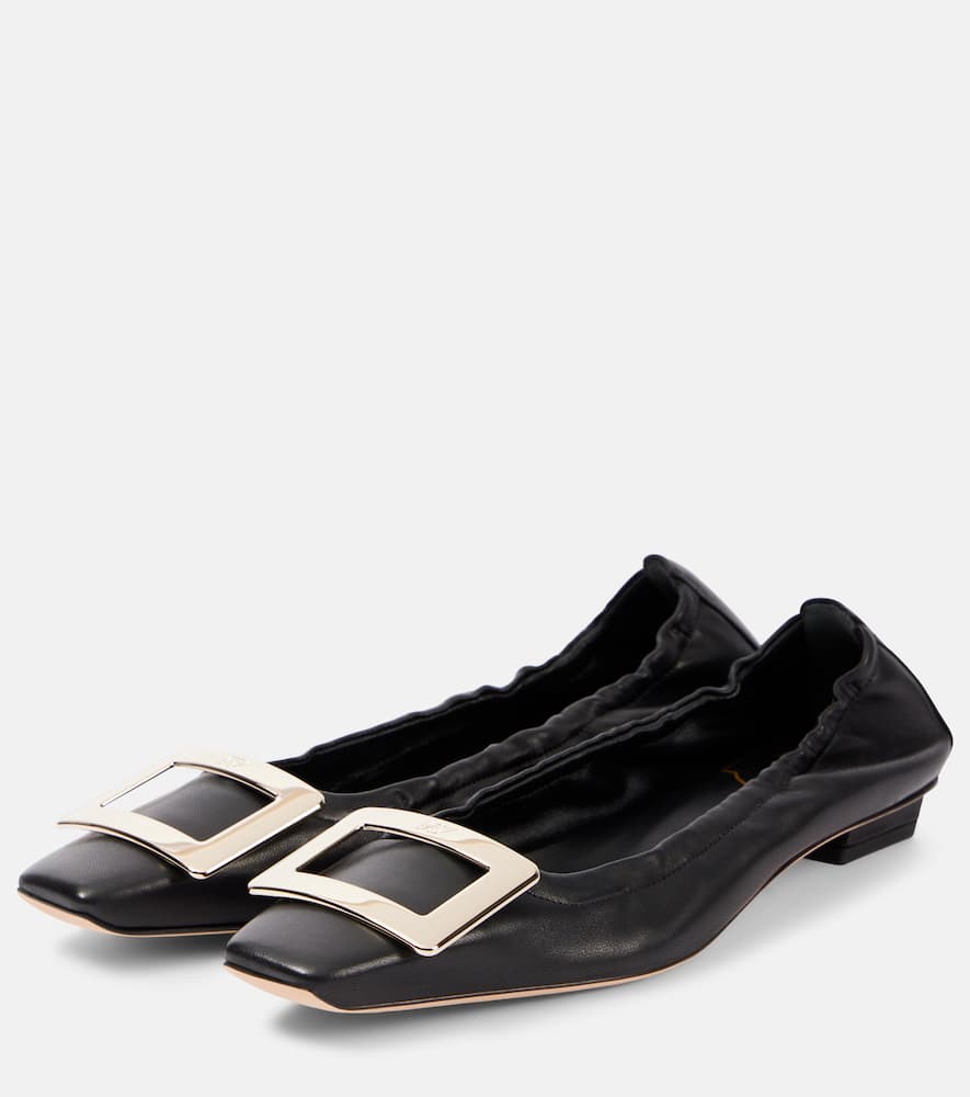Roger Vivier Belle Vivier leather ballet flats