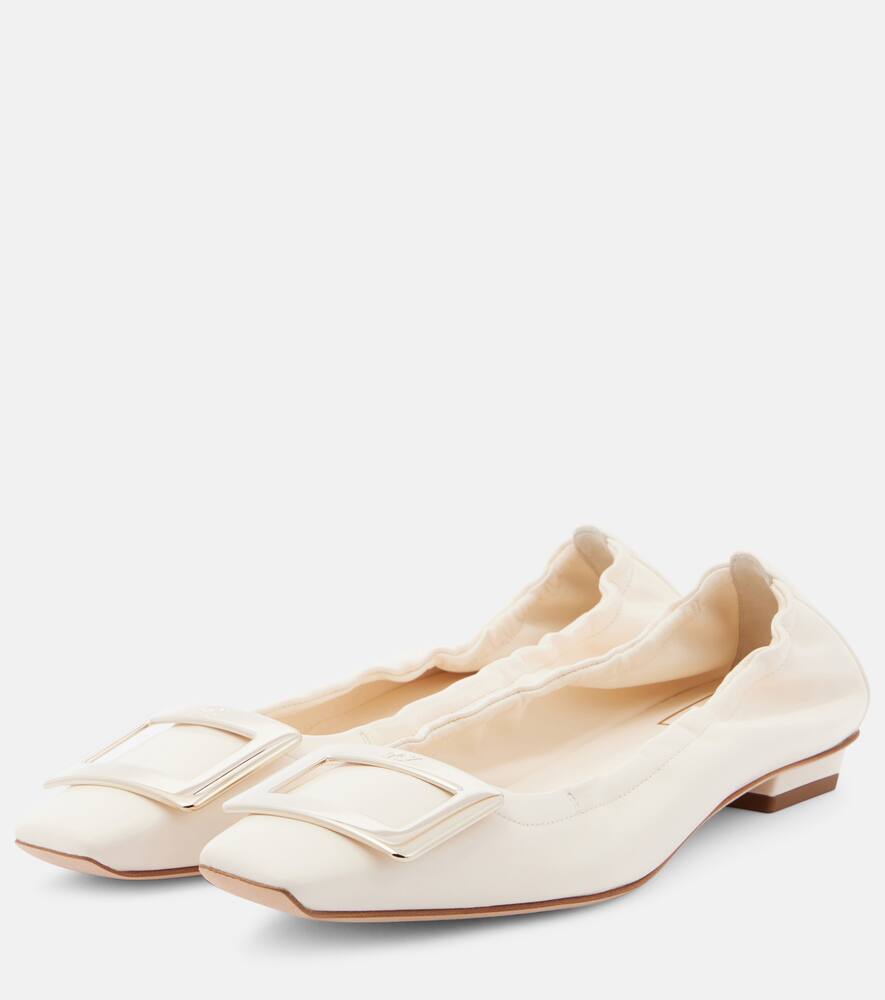 Roger Vivier Belle Vivier leather ballet flats