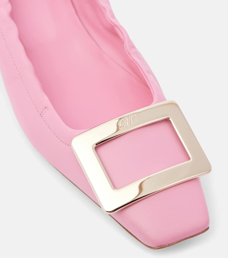 Roger Vivier Belle Vivier leather ballet flats