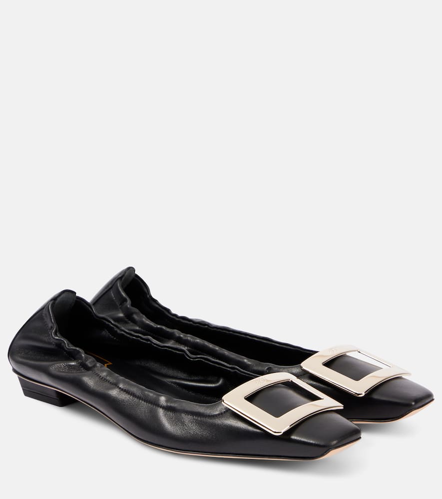 Roger Vivier Belle Vivier leather ballet flats