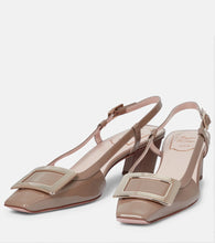 Roger Vivier Belle Vivier leather slingback pumps