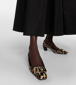 Roger Vivier Belle Vivier leopard-print pumps