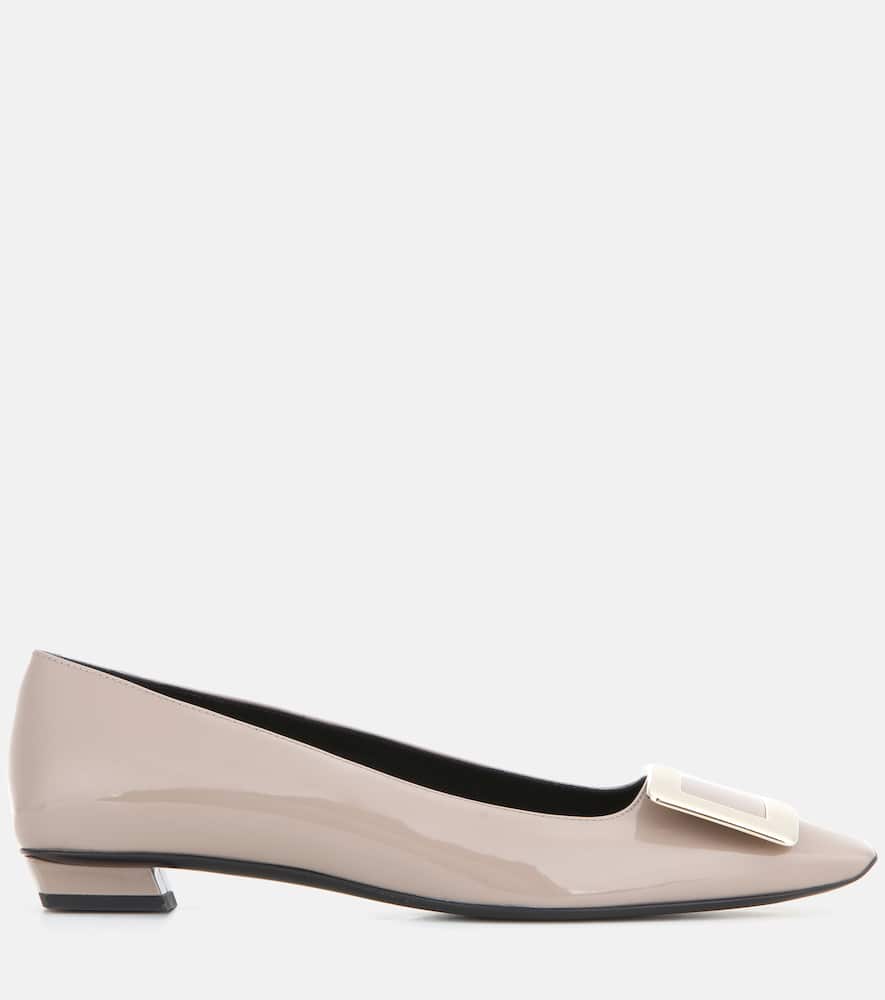 Roger Vivier Belle Vivier patent-leather ballet flats