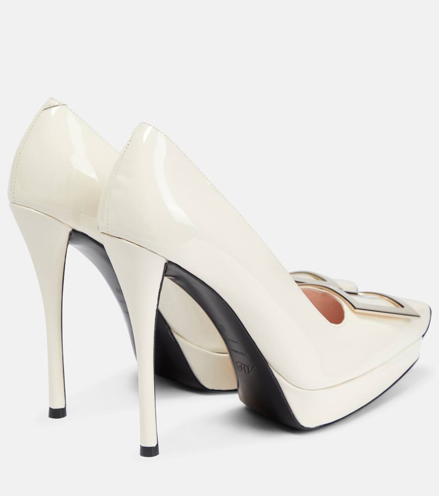 Roger Vivier Belle Vivier patent leather platform pumps