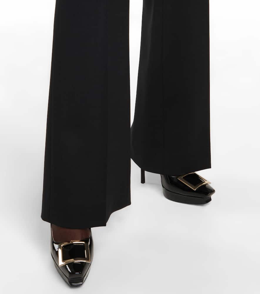 Roger Vivier Belle Vivier patent leather platform pumps