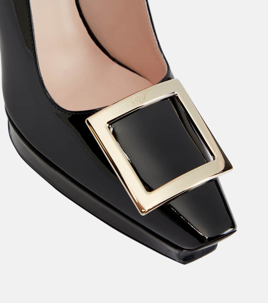 Roger Vivier Belle Vivier patent leather platform pumps