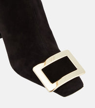 Roger Vivier Belle Vivier suede knee-high boots