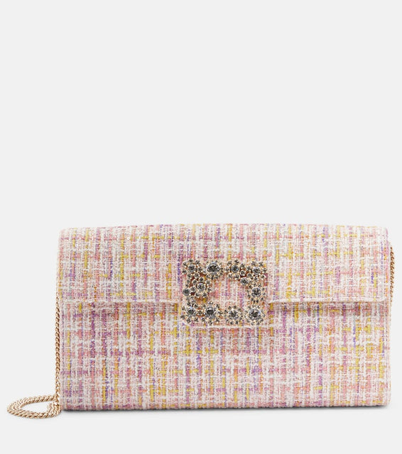 Roger Vivier Boucl√É¬© clutch. Shop Roger Vivier Shoulder Bags for women now.