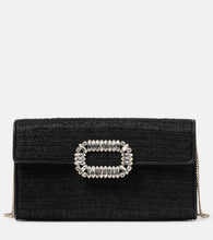 Roger Vivier Bouquet Mini tweed clutch. Shop Roger Vivier Clutches for women now.