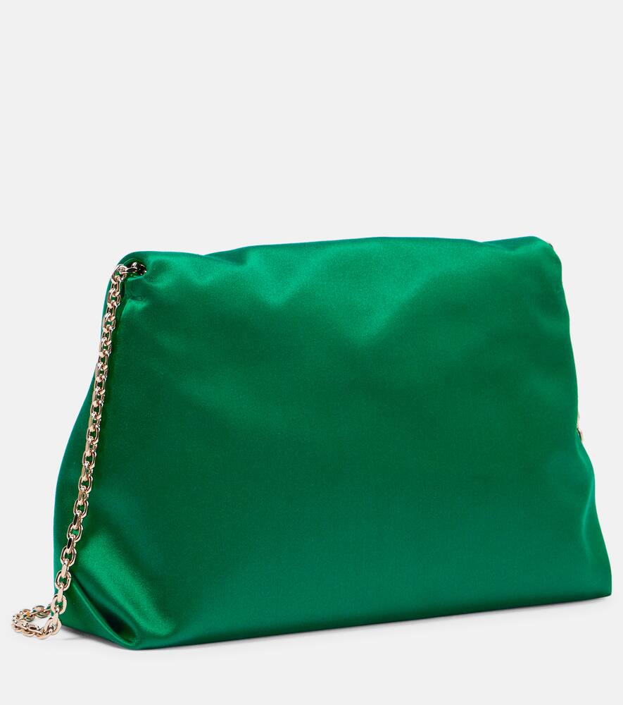 Roger Vivier Bouquet embellished satin shoulder bag