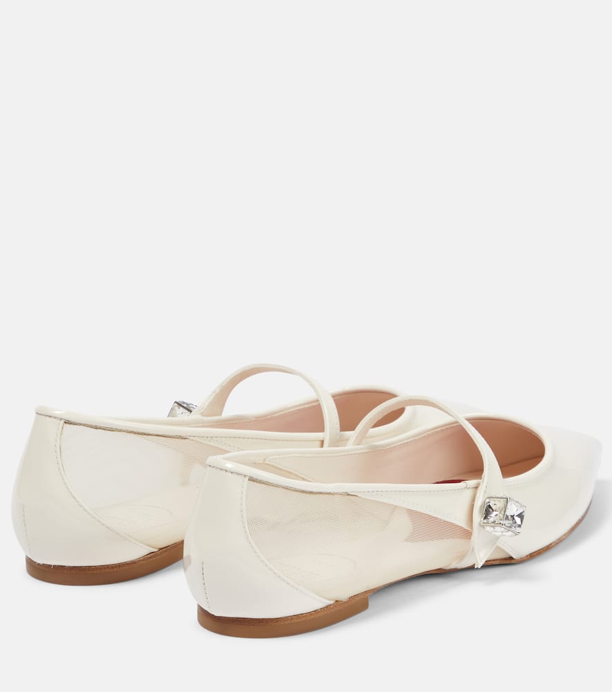 Roger Vivier Cube B patent leather flats