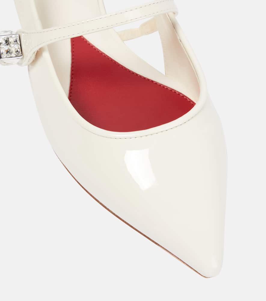 Roger Vivier Cube B patent leather flats