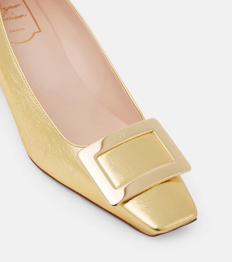 Roger Vivier D√É¬©collet√É¬© Belle Vivier 45 leather pumps