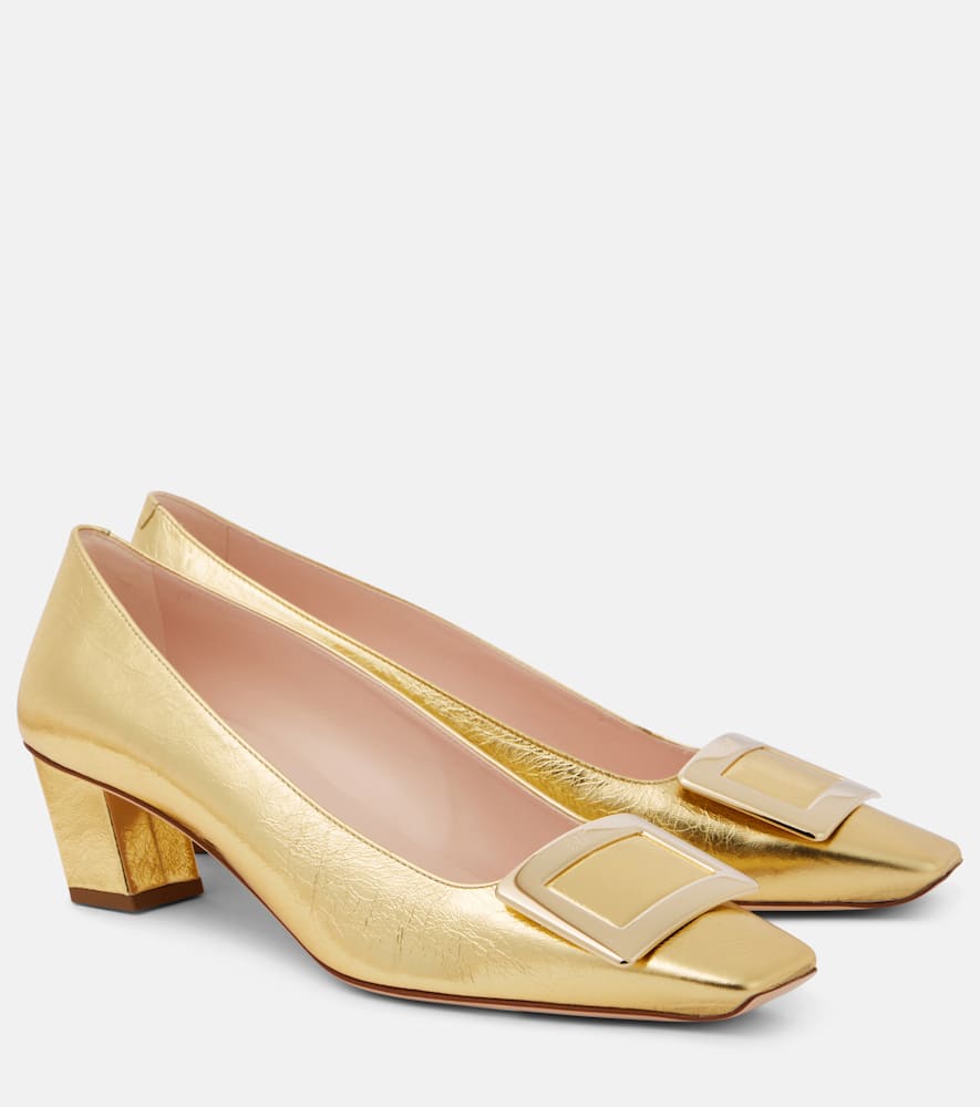 Roger Vivier D√É¬©collet√É¬© Belle Vivier 45 leather pumps