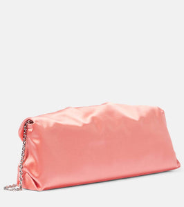 Roger Vivier Efflorescence embellished satin clutch