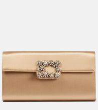 Roger Vivier Efflorescence embellished satin clutch. Shop Roger Vivier Clutches for women now.