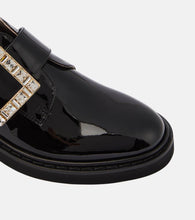 Roger Vivier Embellished patent leather loafers