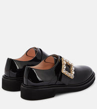 Roger Vivier Embellished patent leather loafers