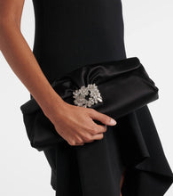 Roger Vivier Embellished satin clutch