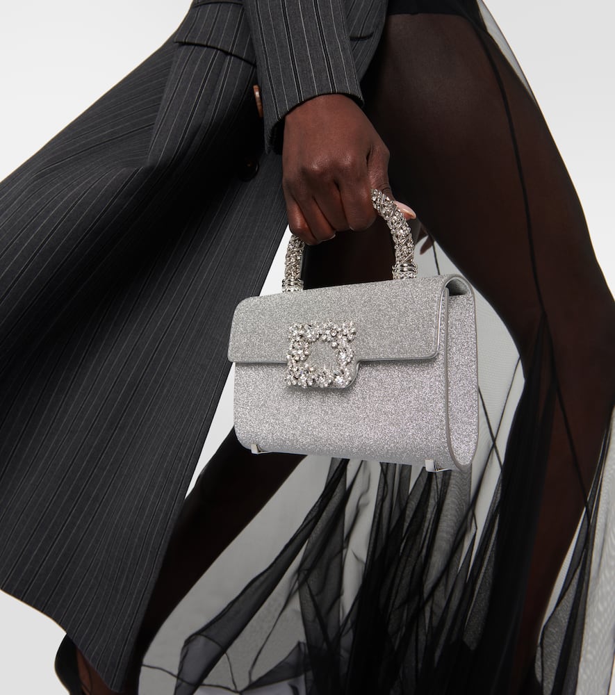 Roger Vivier Jewel Mini embellished tote bag