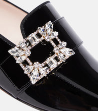 Roger Vivier Mini Broche patent leather loafers