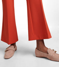 Roger Vivier Mini Broche suede loafers