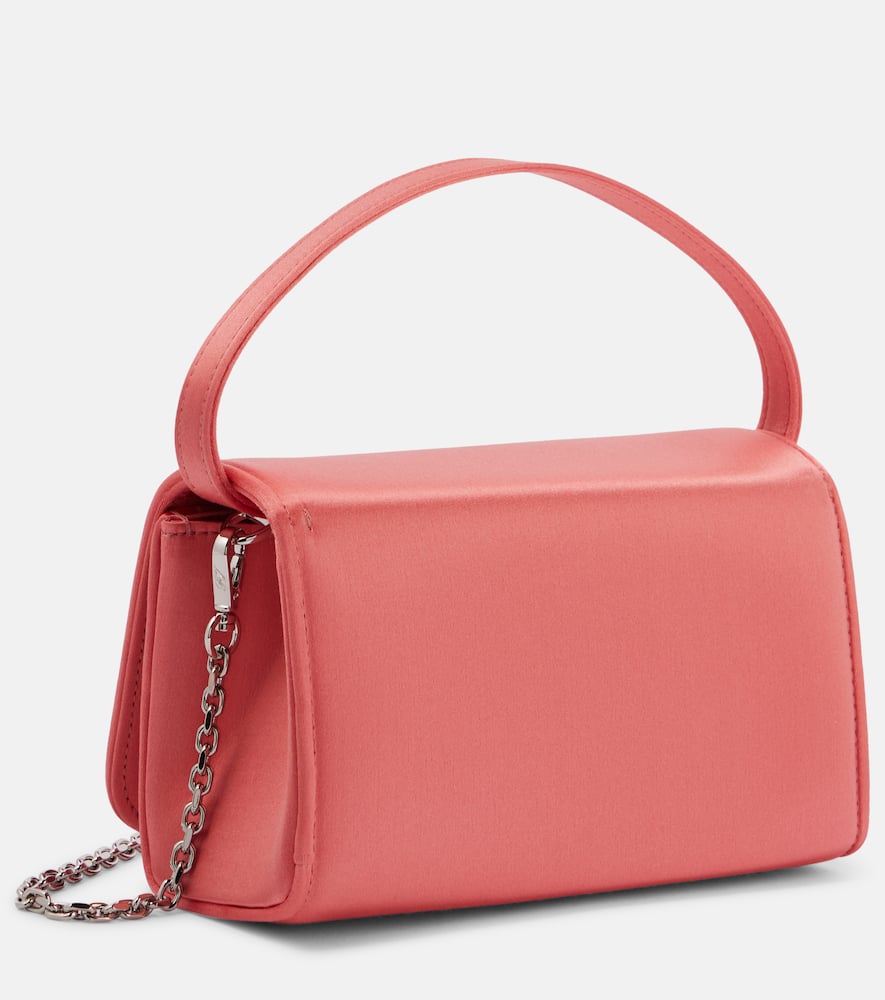 Roger Vivier Pilgrim Micro satin clutch