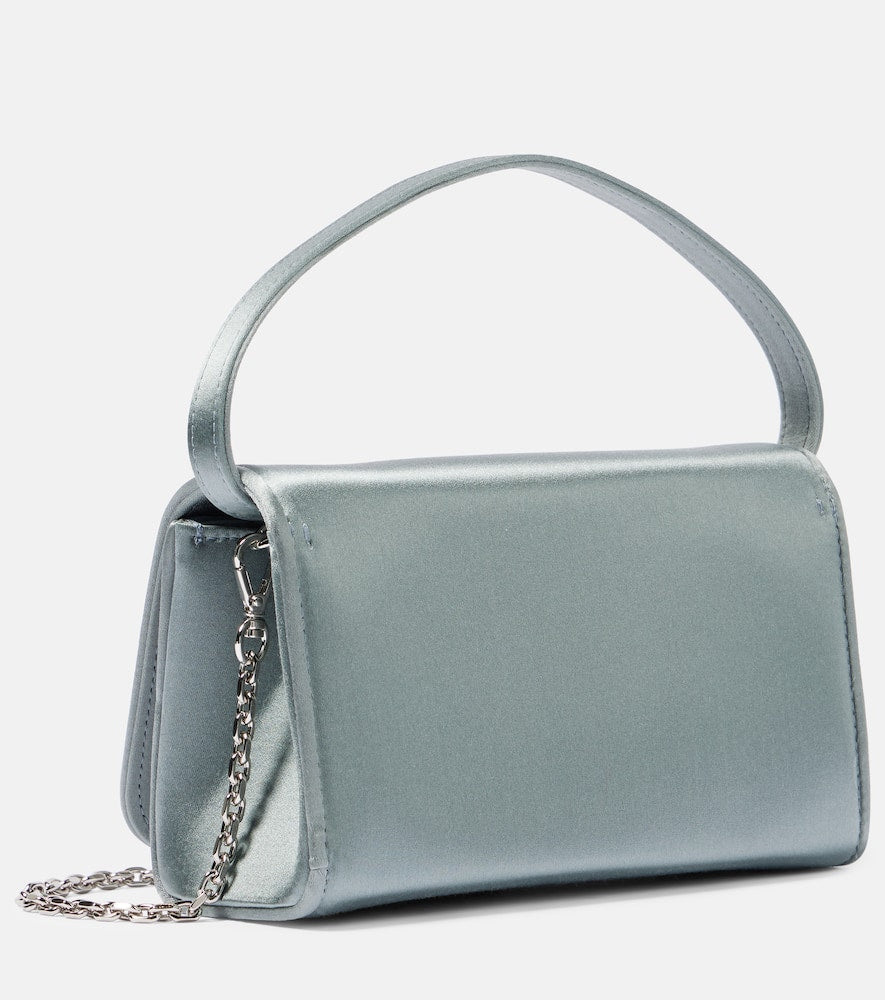 Roger Vivier Pilgrim Micro satin clutch