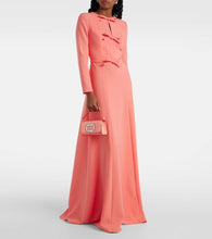 Roger Vivier Pilgrim Micro satin clutch