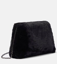Roger Vivier RV Bouquet Mini faux fur shoulder bag