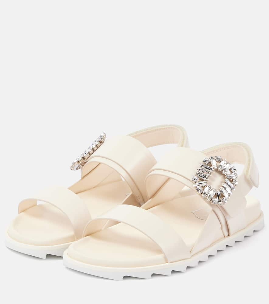Roger Vivier Slidy Viv' embellished leather sandals
