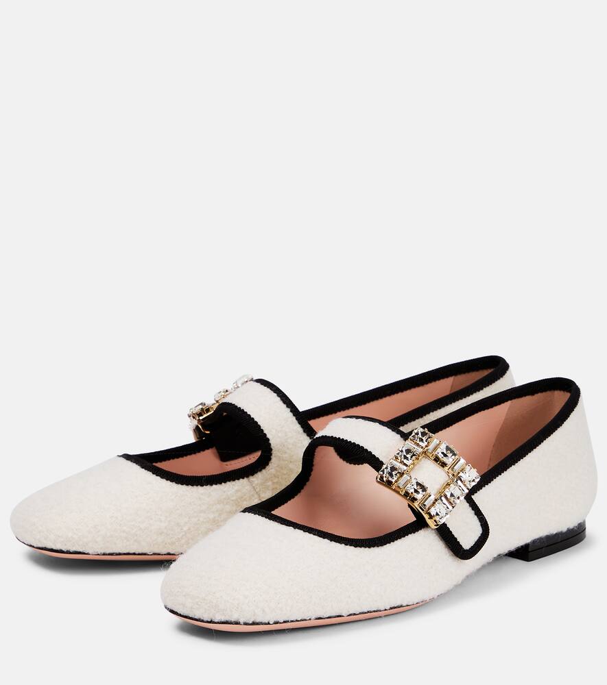 Roger Vivier Tr√É¬®s Vivier Babies Bouclé flats