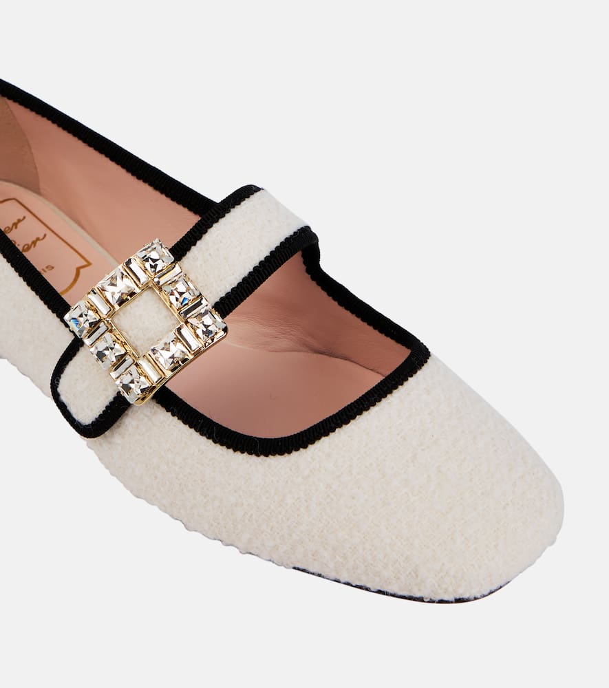 Roger Vivier Tr√É¬®s Vivier Babies Bouclé flats
