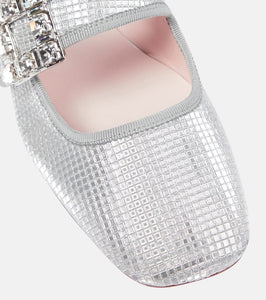 Roger Vivier Tr√É¬®s Vivier Babies metallic flats