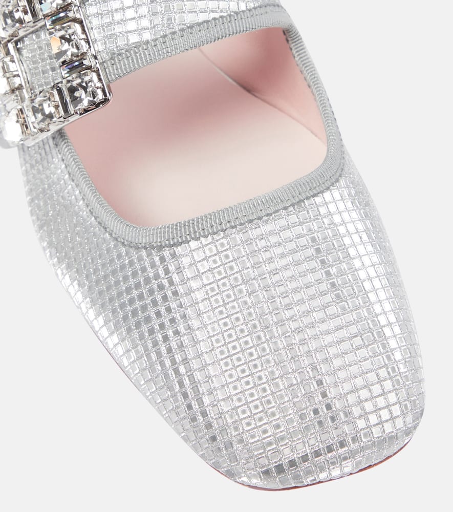 Roger Vivier Tr√É¬®s Vivier Babies metallic flats