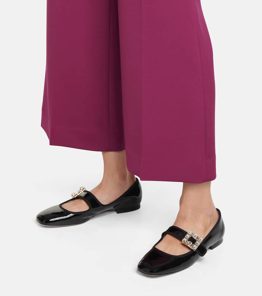 Roger Vivier Tr√É¬®s Vivier Babies patent leather ballet flats