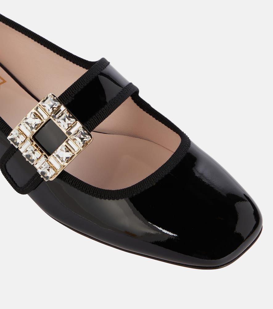 Roger Vivier Tr√É¬®s Vivier Babies patent leather ballet flats