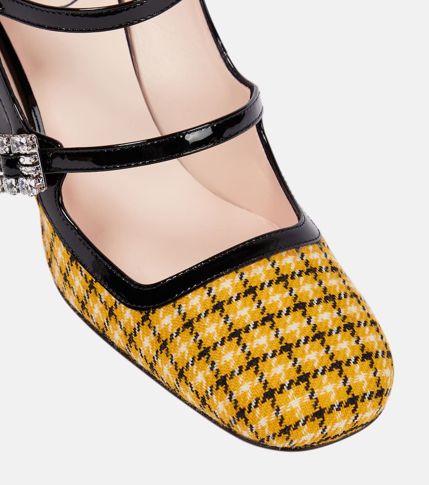 Roger Vivier Tr√É¬®s Vivier Babies tweed checked pumps