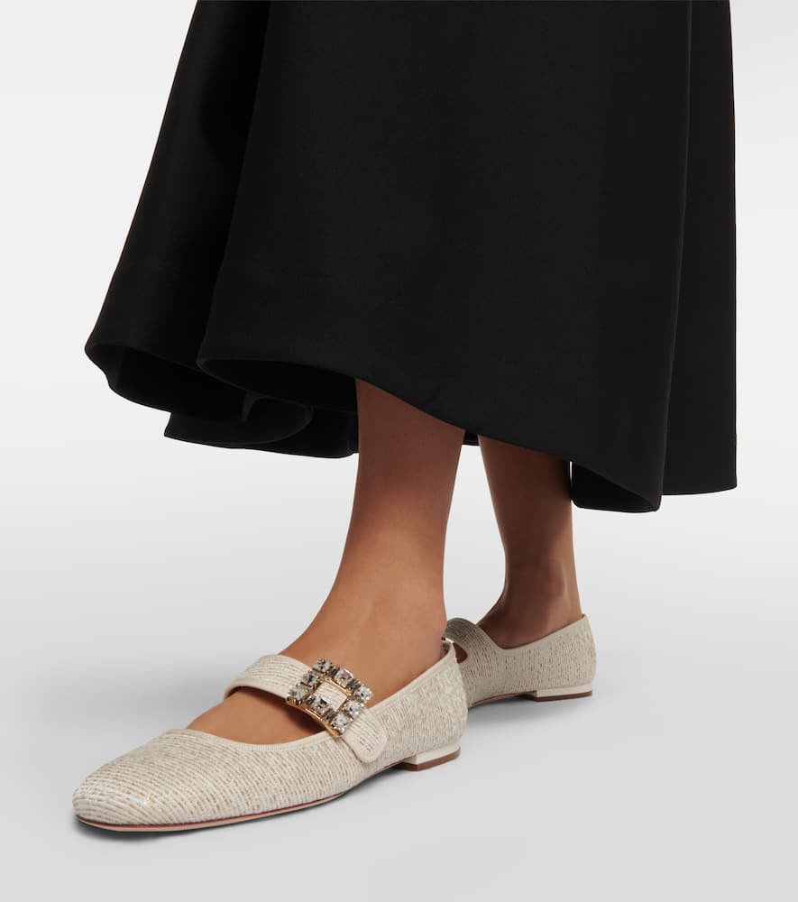Roger Vivier Tr√É¬®s Vivier embellished ballet flats