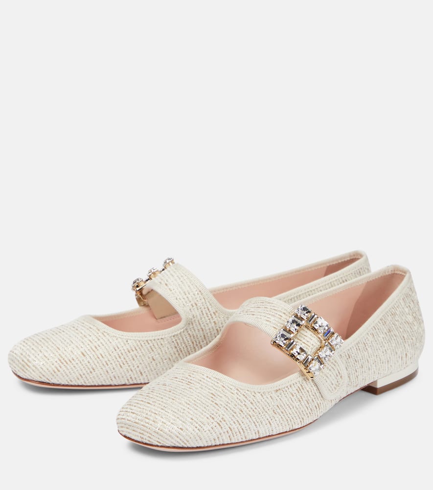 Roger Vivier Tr√É¬®s Vivier embellished ballet flats