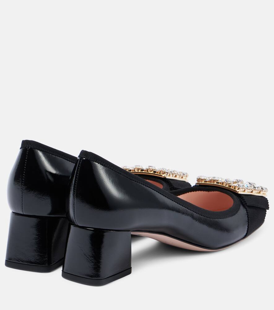 Roger Vivier Tr√É¬®s Vivier embellished patent leather pumps