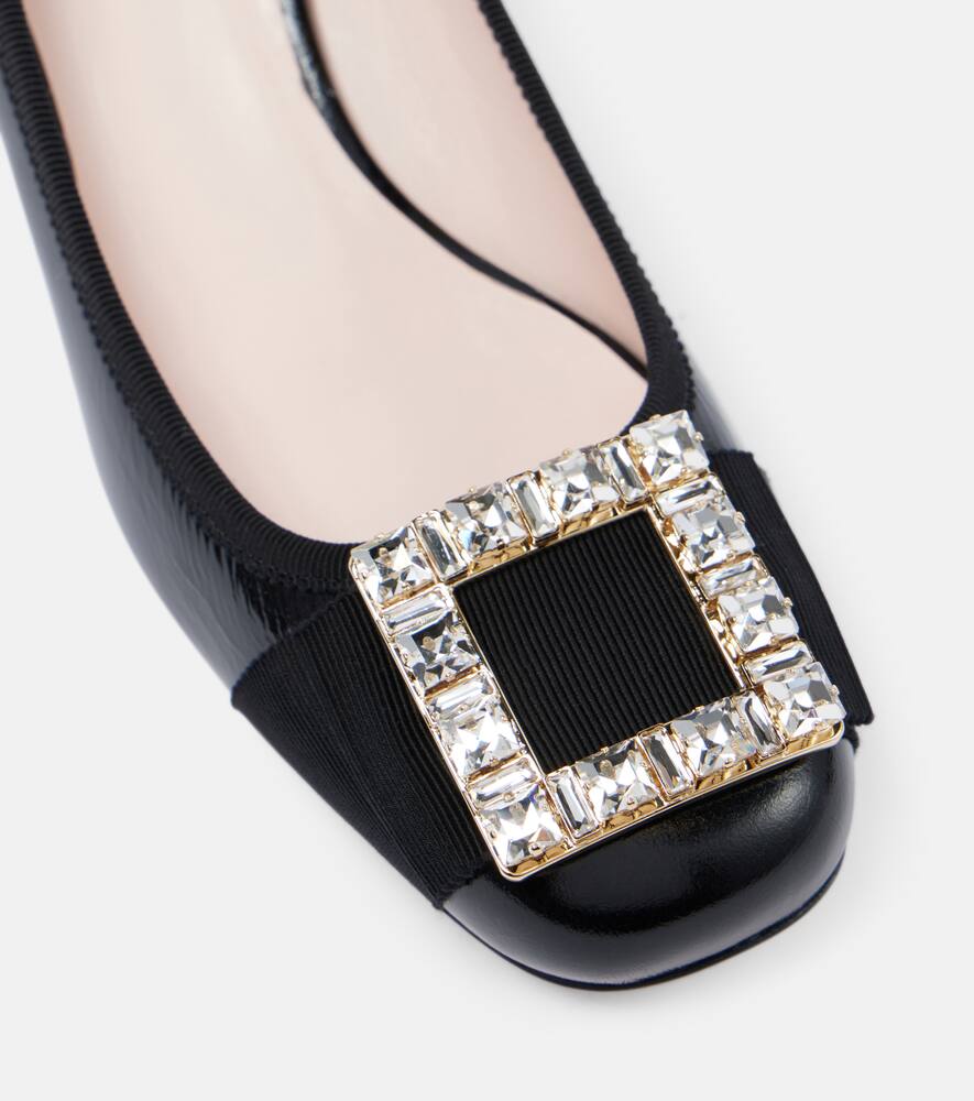 Roger Vivier Tr√É¬®s Vivier embellished patent leather pumps