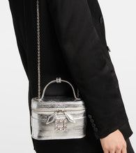 Roger Vivier Tr√É¬®s Vivier metallic leather vanity bag
